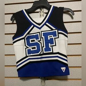 VTG Cheerleading Shell Top SF Hawk Eagle 30 or 34 In Bust  Varsity Brand Medium‎